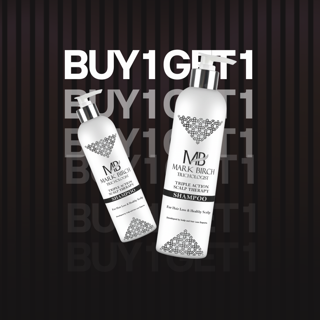 Triple Action Scalp Therapy Shampoo - Anti-Dandruff & Itchy Scalp Treatment 250ml