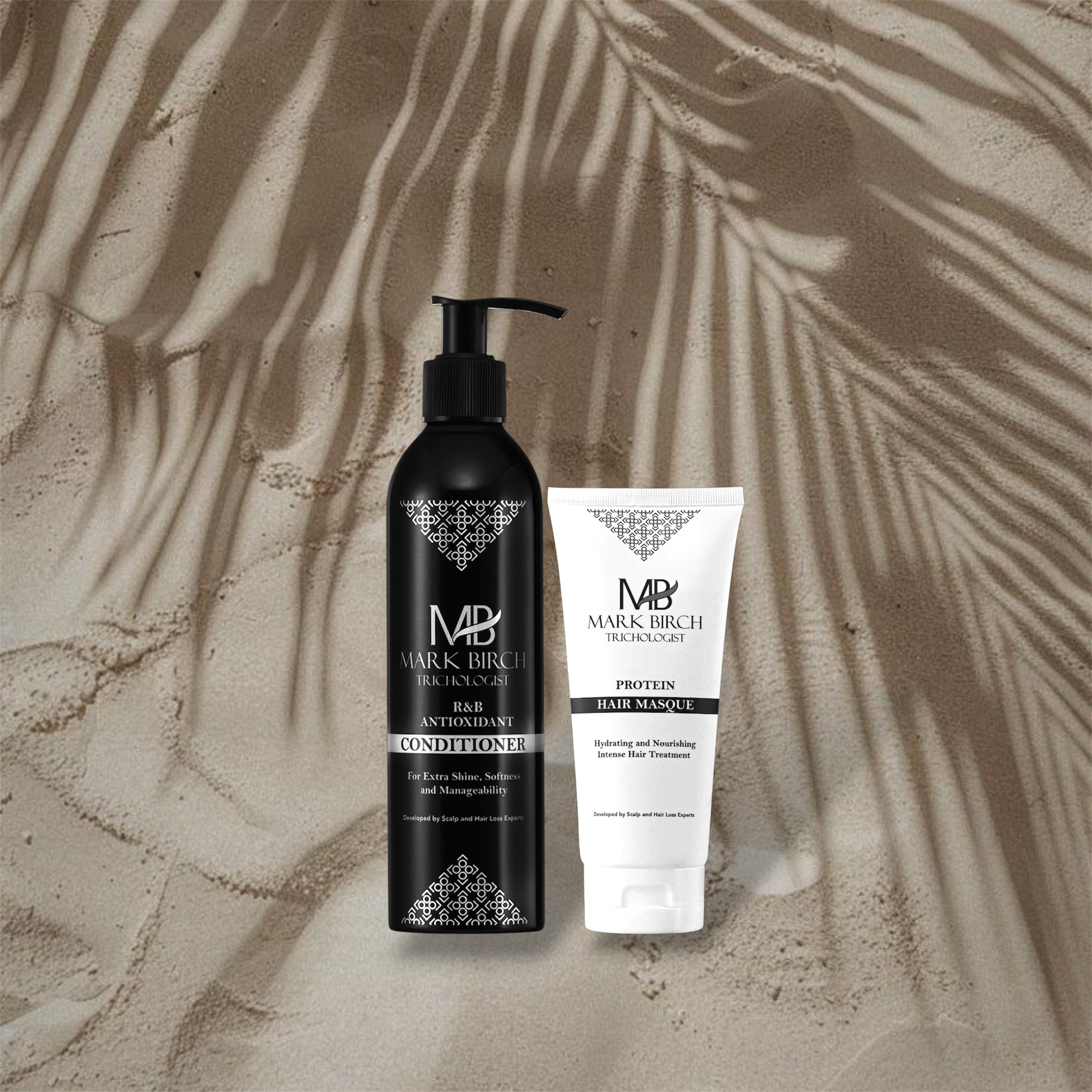 Summer Strength & Shine Bundle - Protein Hair Masque 200ml + R&B Antioxidant Conditioner