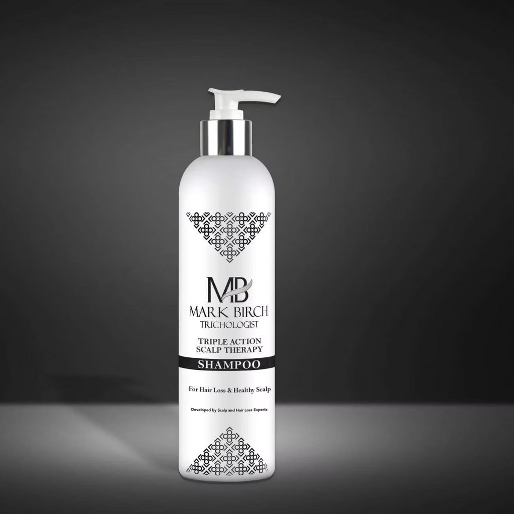 Triple Action Scalp Therapy Shampoo - Anti-Dandruff & Itchy Scalp Treatment 250ml